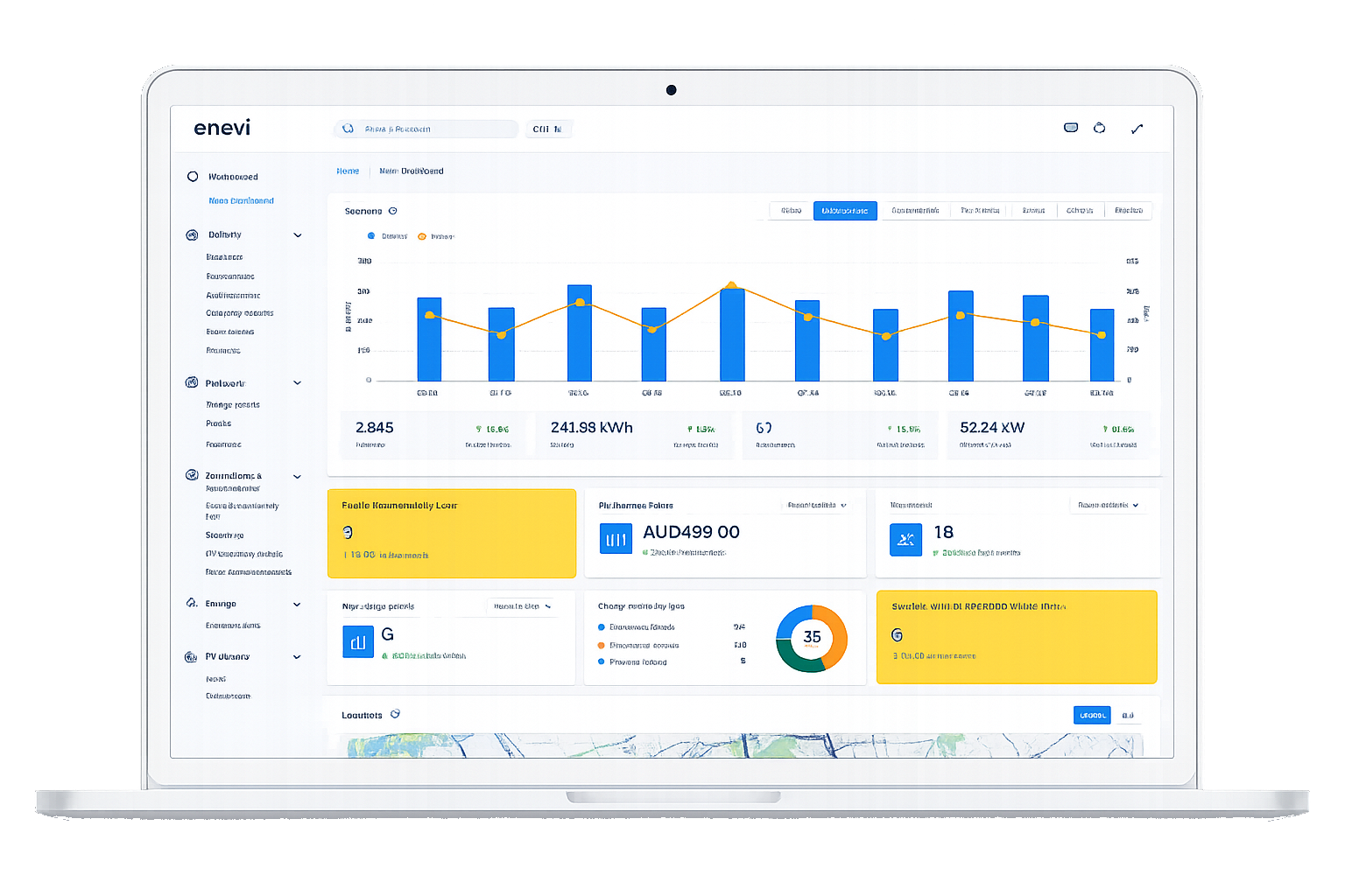 enevi CPMS dashboard